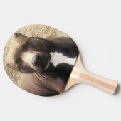 Pit Bull Dog Aangepaste foto Pet Tafeltennisbatje (Zijkant)