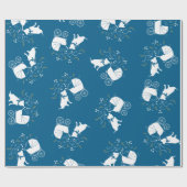 Pit Bull Dog-Baby shower Cadeaupapier (Vlak)