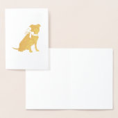 Pit Bull Dog-Baby shower Folie Kaarten (Display)