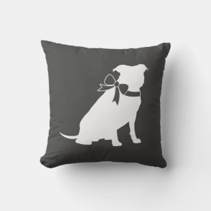 Pit Bull Dog Baby shower Genderneutraal Kussen