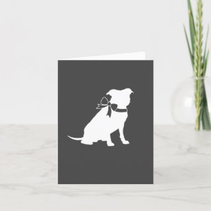 Pit Bull Dog Baby shower Geslacht Neutrale Pitbull Bedankkaart