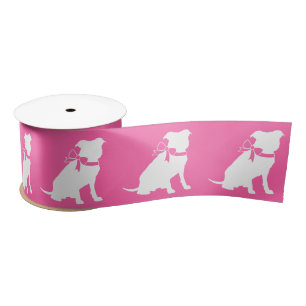 Pit Bull Dog Baby shower Roze Girl Pitbull Lint
