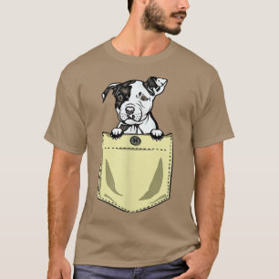 Pit Bull Dog Dans La Poche Puppy Pitbull T-Shirt