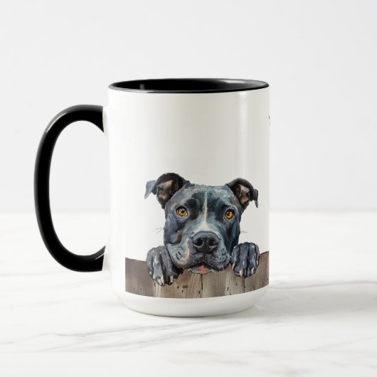 Pit Bull Dog Mug (Gauche)