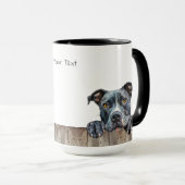 Pit Bull Dog Mug (Devant droit)