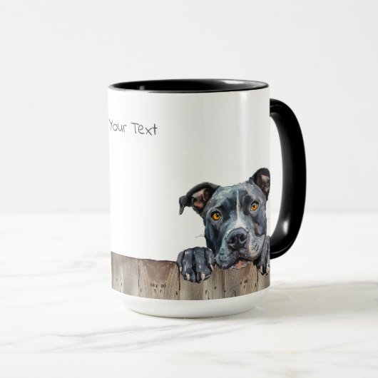 Pit Bull Dog Mug (Devant droit)