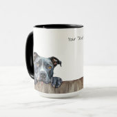 Pit Bull Dog Mug (Devant gauche)