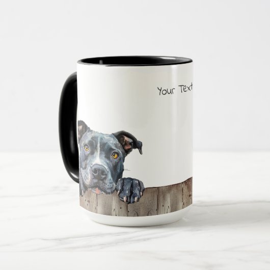 Pit Bull Dog Mug (Devant gauche)