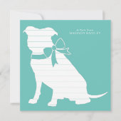 Pit Bull Dog Puppy Pitbull Dank je wel Bedankkaart (Voorkant)