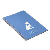 Pit Bull Dog Puppy Pitbull Notitieboek (Rechterzijde)