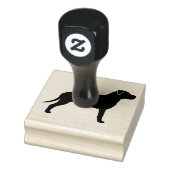 Pit Bull Dog Ras Silhouet Rubber Stamp Rubberstempel (Stempel)