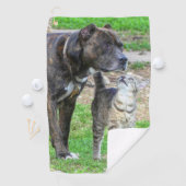 Pit Bull en Cat Golfhanddoek (Insitu)