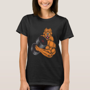 Pit Bull Gym Fitness - Weightlift Dadlift Body T-shirt