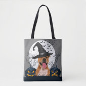 Pit Bull Halloween Pumpkin Patch Draagtas (Voorkant)