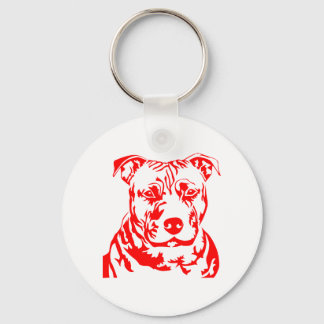 PIT BULL HEAD SLEUTELHANGER