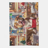 Pit Bull Holiday Baking: Feestelijke Kerst Theedoek (Verticaal)