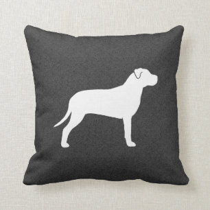 Pit Bull-hond Silhouet Kussen