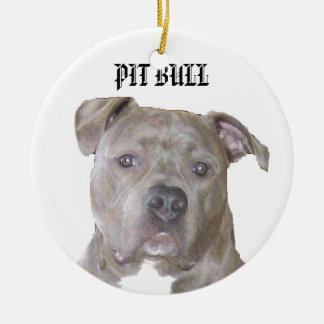 PIT BULL KERAMISCH ORNAMENT