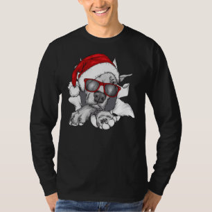 Pit Bull-kerstfeestjes T-shirt