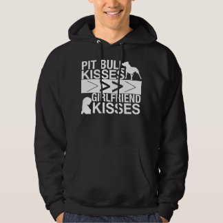 Pit Bull Kisses is groter dan Vriendin Kisses Hoodie