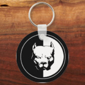 pit_bull_logo sleutelhanger (Voorkant)