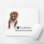 Pit Bull Love Mousepad Muismat (Met muis)