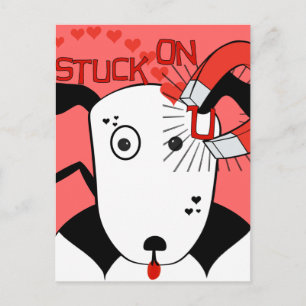 Pit Bull Love Petey the Bull Terrier.. Briefkaart