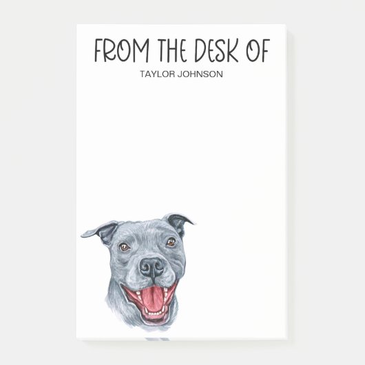 Pit Bull Lover Post-it® Notes (Voorkant)