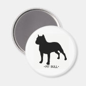 Pit Bull Magnet Magneet (Voorkant / Achterkant)