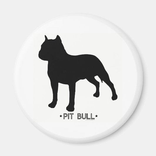 Pit Bull Magnet Magneet (Voorkant)