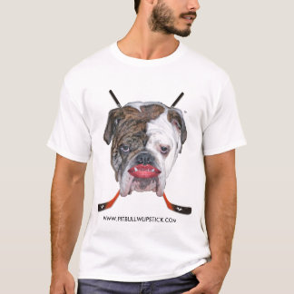 PIT BULL MET LIPSTICK T-SHIRT