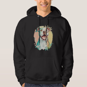 Pit Bull Moeder Hondenliefhebber Kleurrijke Artist Hoodie