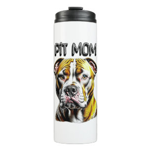 Pit Bull Moeder   Hondenliefhebber  Thermosbeker