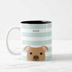 Pit Bull-Mokken Tweekleurige Koffiemok