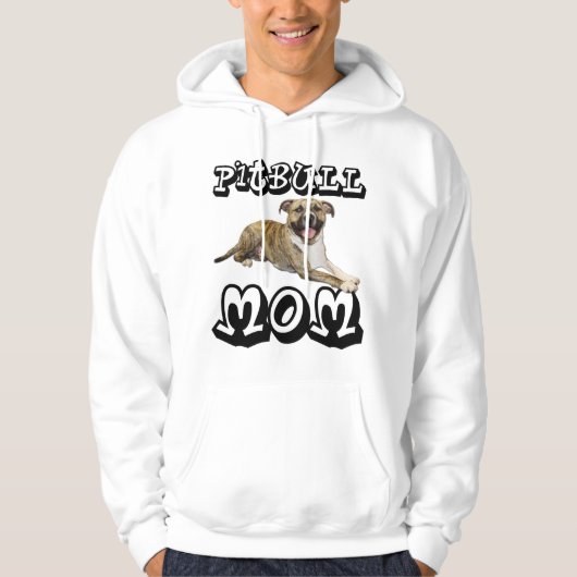 Pit Bull MOM - Groter Hoodie (Voorkant)