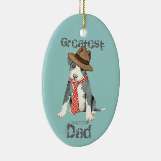 Pit Bull Ornament (Rechts)