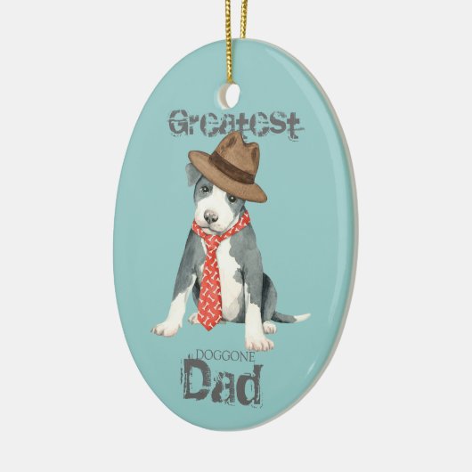 Pit Bull Ornament (Links)