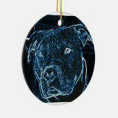 Pit bull ornament (Rechts)