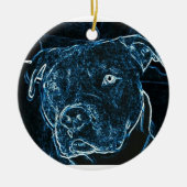Pit bull ornament (Voorkant)