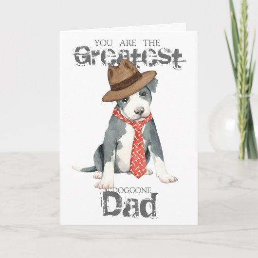 Pit Bull Pap Kaart (Voorkant)