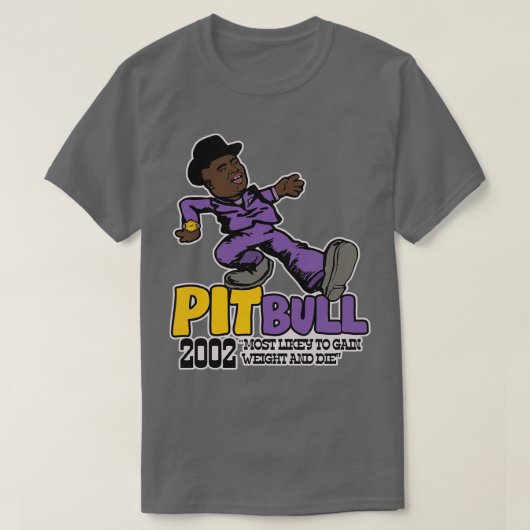 Pit Bull Playa Haters Bal Pimp Walk T-shirt (Design voorkant)