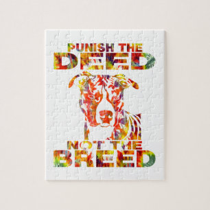 PIT BULL PUNISH DEED NOT THE BREED LEGPUZZEL