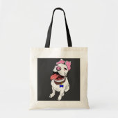 Pit Bull Puppy Canvas tas (Voorkant)