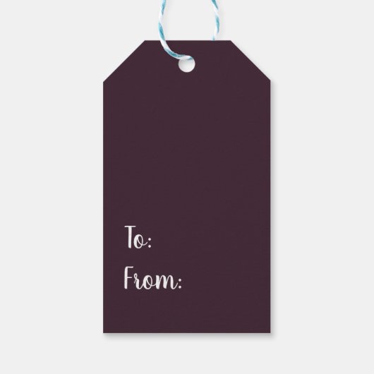 Pit Bull Puppy Dog Gold Dank u Cadeaulabel (Achterkant)