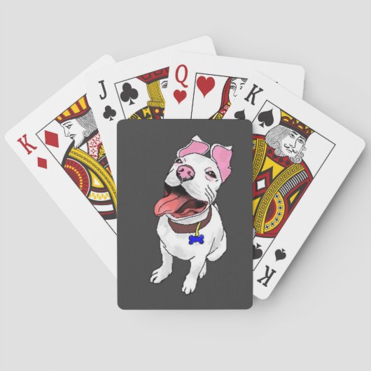 Pit Bull Puppy Play Cards Deck Speelkaarten (Achterkant)