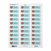 Pit Bull Return Address Labels (Full Sheet)
