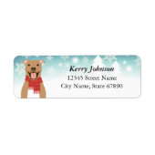 Pit Bull Return Address Labels (Voorkant)