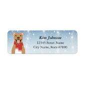 Pit Bull Return Address Labels (Voorkant)