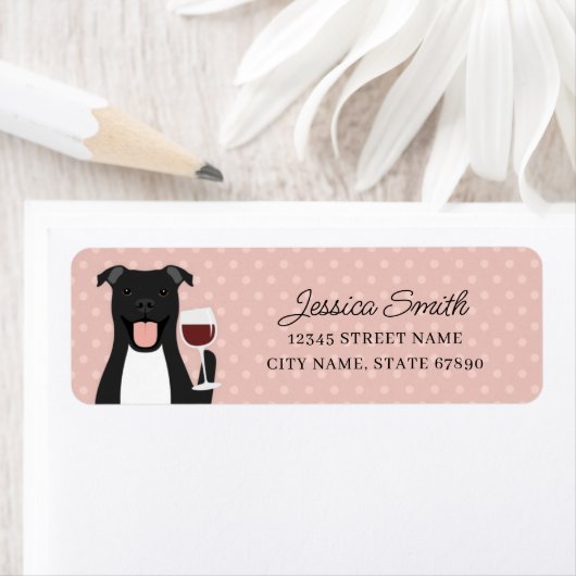 Pit Bull Return Address Labels (Insitu)