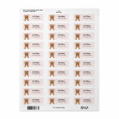 Pit Bull Return Address Labels (Full Sheet)